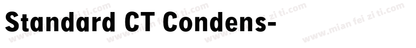 Standard CT Condens字体转换